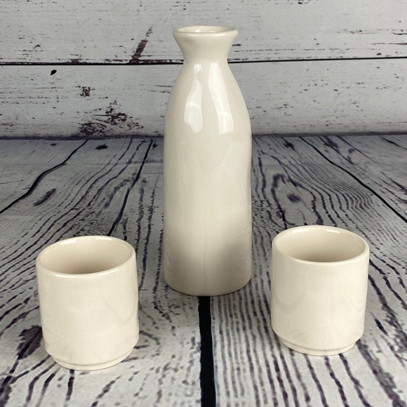 Rae Dunn Sake Set - Picture 3 of 5